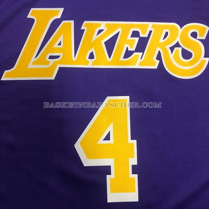 Maillot Los Angeles Lakers Rajon Rondo NO 4 Statement Edition 2021-22 Volet